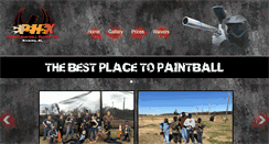 Desktop Screenshot of phoenixpaintballdivision.com